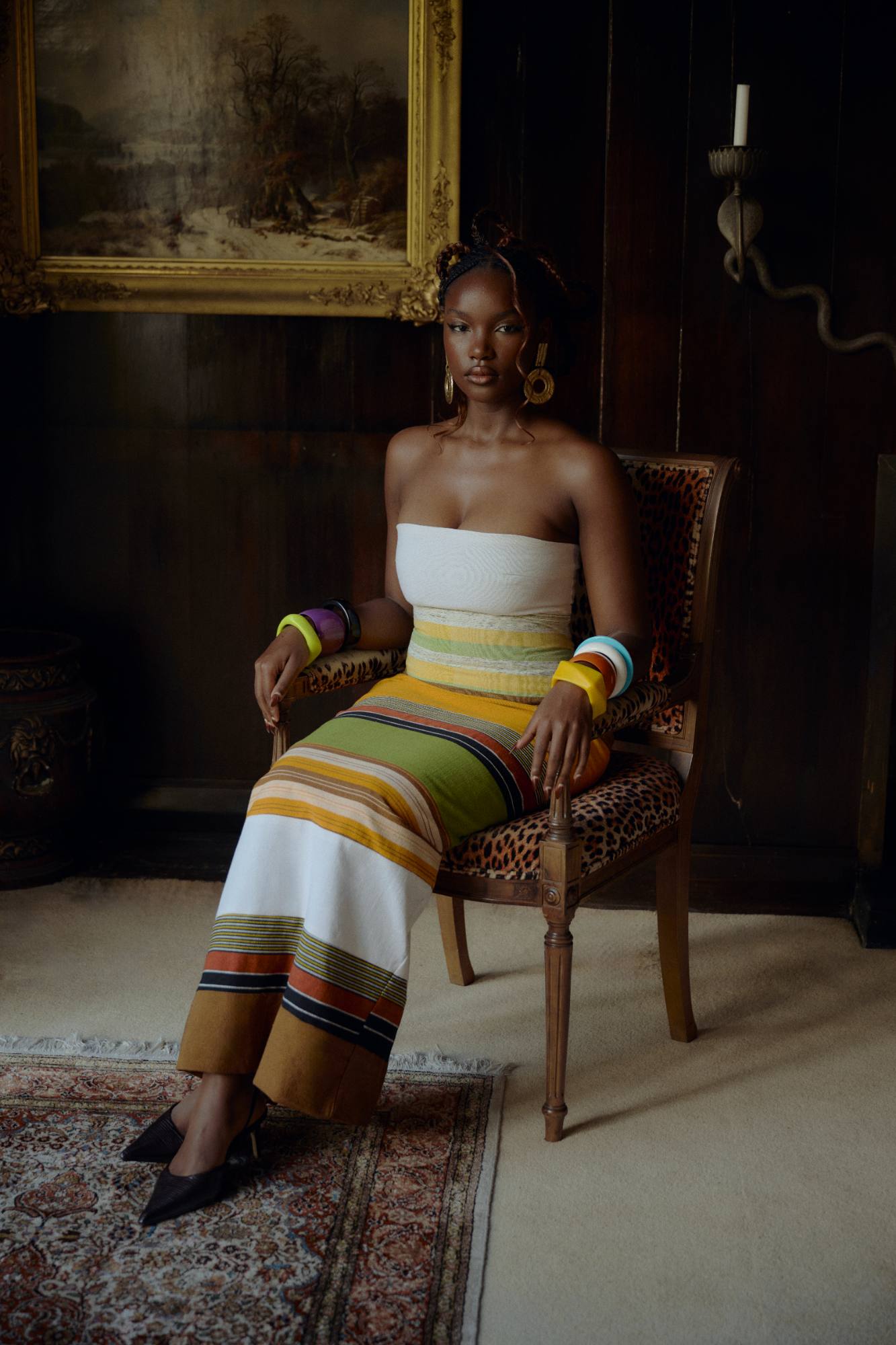 The Oye Striped Maxi