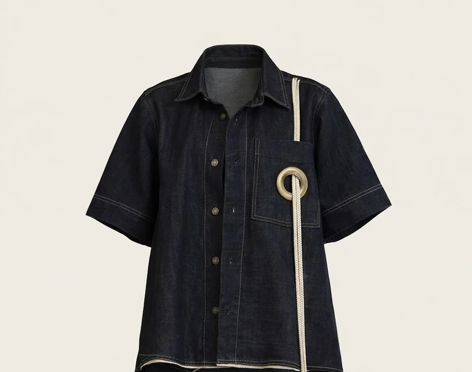 Ameh Shirt - Navy