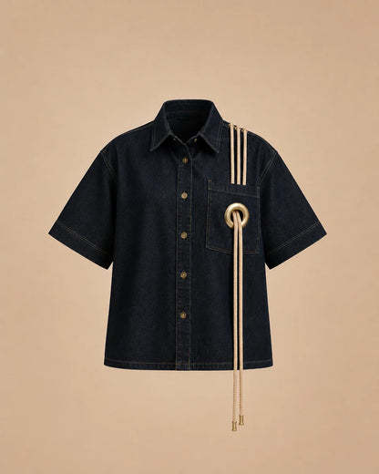 Ameh Shirt - Navy