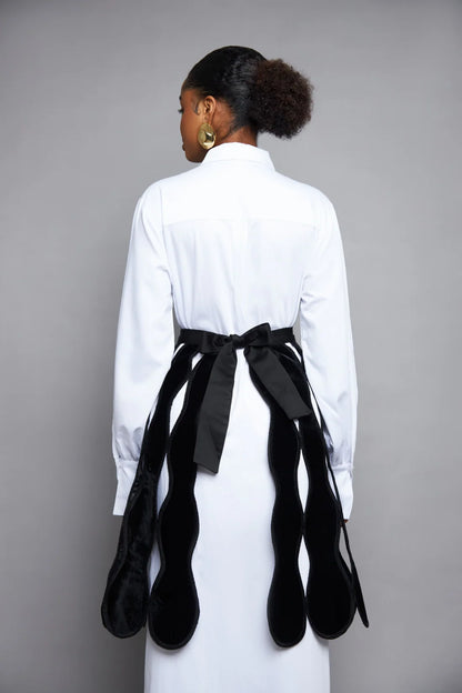Shana Black Apron