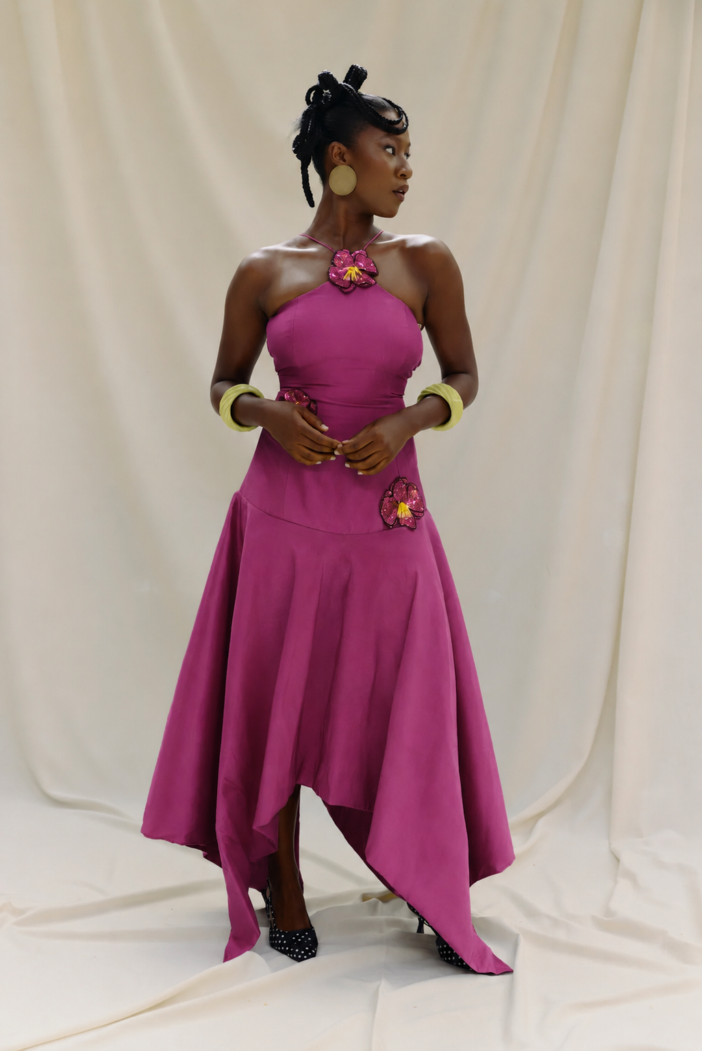 The Pansy Midi (Pink)