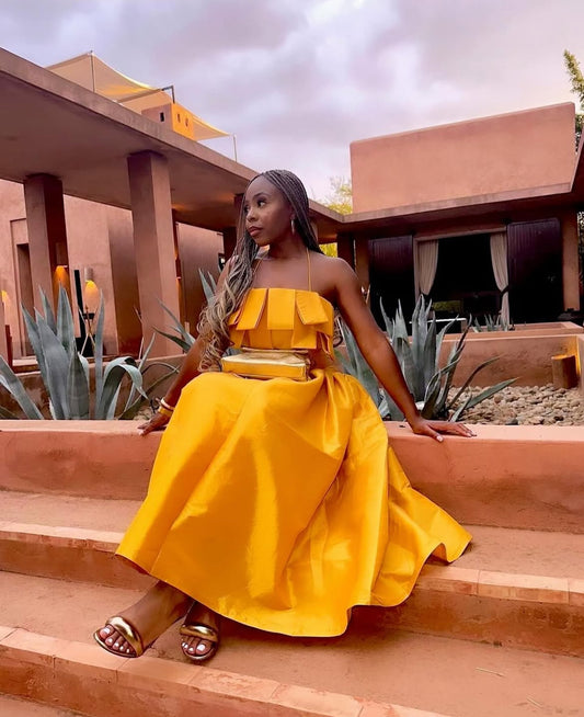 Makarios Midi Dress - Mimosa